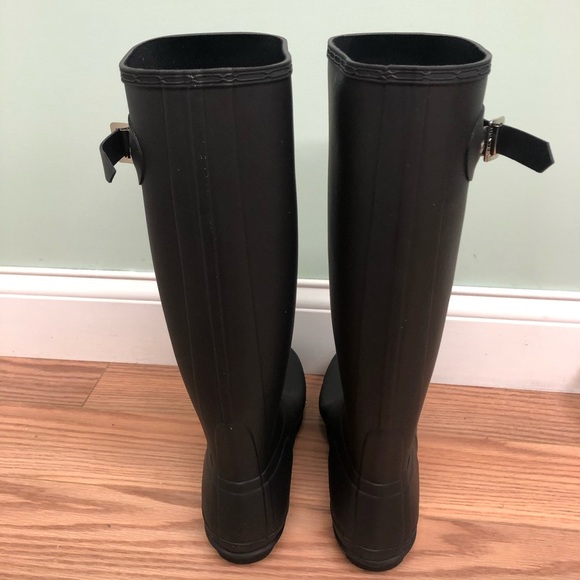 Hunter | Women's Original Tall Boots | Matte Black | Various Sizes - Picture 4 of 4